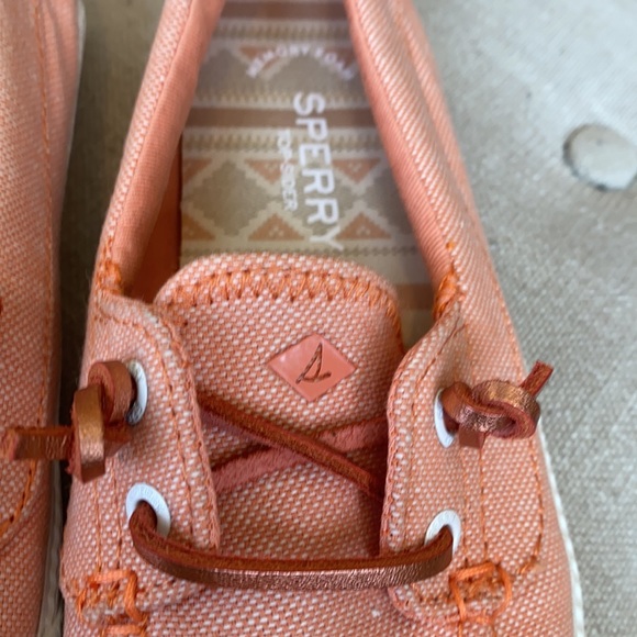 Sperry Slip On Lounge Away Sneaker Orangey Light Peach Women's 6 - Picture 14 of 14